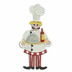 French Chefs 06 machine embroidery designs