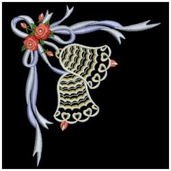 Wedding Bells Corners 02(Sm) machine embroidery designs