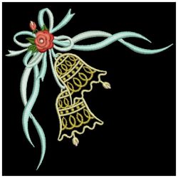 Wedding Bells Corners 04(Md) machine embroidery designs