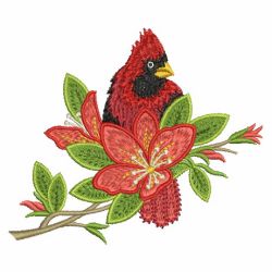 Red Azaleas 02(Lg) machine embroidery designs