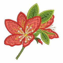 Red Azaleas 03(Sm) machine embroidery designs