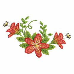 Red Azaleas 09(Sm) machine embroidery designs