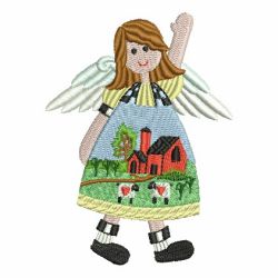 Country Angels 02 machine embroidery designs
