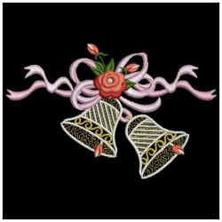 Wedding Bells Borders 04(Md) machine embroidery designs