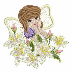 Flower Fairy 03 machine embroidery designs
