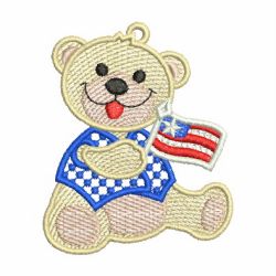 FSL Patriotic Bears machine embroidery designs