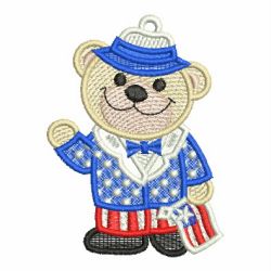 FSL Patriotic Bears 07 machine embroidery designs