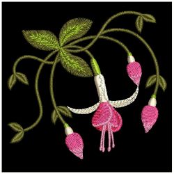 Fuchsia 04 machine embroidery designs