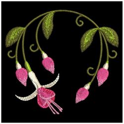 Fuchsia 09 machine embroidery designs