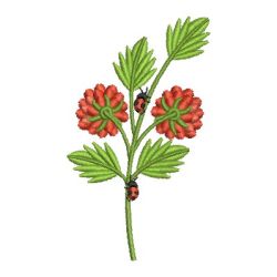 Spring Ladybugs 07(Lg) machine embroidery designs