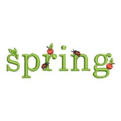 Spring Ladybugs 08(Md) machine embroidery designs