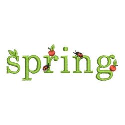 Spring Ladybugs 08(Lg) machine embroidery designs