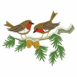 Winter Robin(Sm) machine embroidery designs