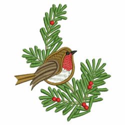 Winter Robin 05(Sm) machine embroidery designs