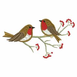 Winter Robin 08(Md) machine embroidery designs