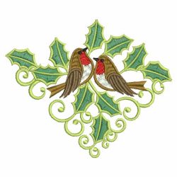 Winter Robin 09(Sm) machine embroidery designs