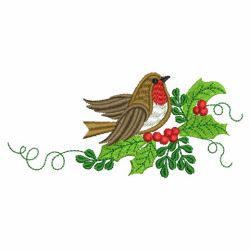 Winter Robin 10(Sm) machine embroidery designs