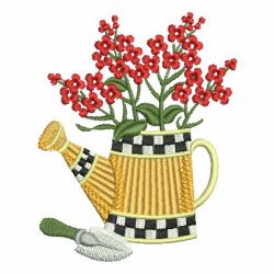 Flowering Watering Can 02 machine embroidery designs