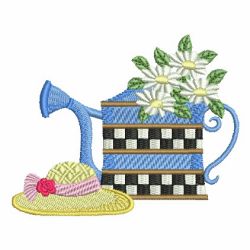 Flowering Watering Can 04 machine embroidery designs