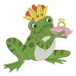 Frog Prince 03 machine embroidery designs
