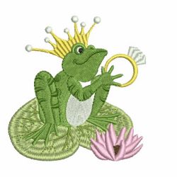 Frog Prince 04 machine embroidery designs
