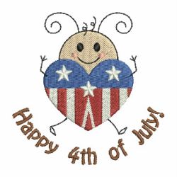 Happy 4th Of July 03 machine embroidery designs
