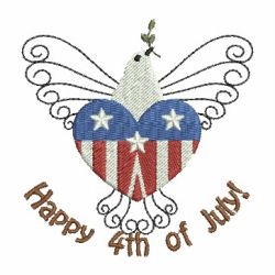 Happy 4th Of July 10 machine embroidery designs
