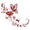 Redwork Floral Butterflies 2 06(Md)