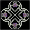 Heiloom Pansy Quilt 10(Sm)