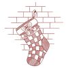 Redwork Christmas Stockings(Lg)