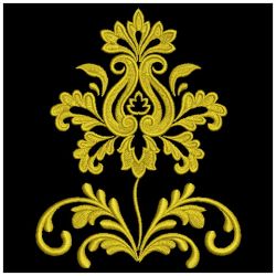 Golden Damask 02(Md) machine embroidery designs
