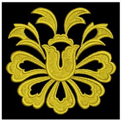 Golden Damask 2 01(Sm) machine embroidery designs