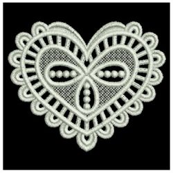 FSL White Hearts 01 machine embroidery designs