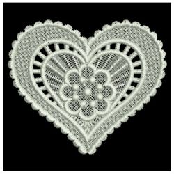 FSL White Hearts 02 machine embroidery designs