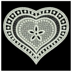 FSL White Hearts 05 machine embroidery designs