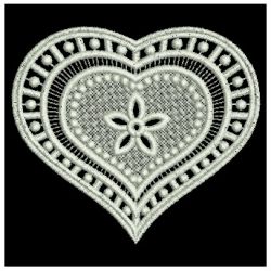 FSL White Hearts 05 machine embroidery designs