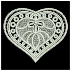 FSL White Hearts 08 machine embroidery designs