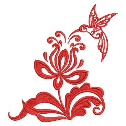 Damask Hummingbird 02(Sm) machine embroidery designs