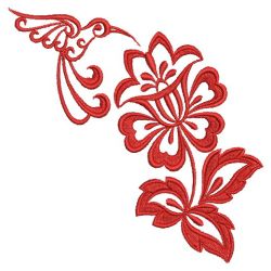 Damask Hummingbird 10(Sm) machine embroidery designs