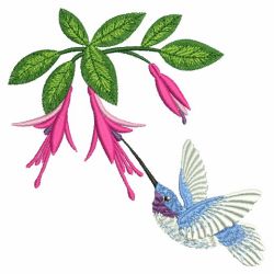 Hummingbirds & Flowers 02(Sm) machine embroidery designs