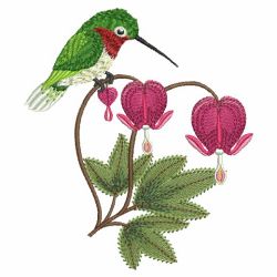 Hummingbirds & Flowers 08(Sm) machine embroidery designs