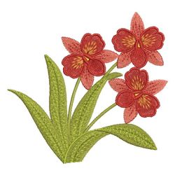 Orchids 03 machine embroidery designs