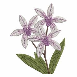 Orchids 08 machine embroidery designs