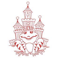 Redwork Frog Prince 03(Sm) machine embroidery designs