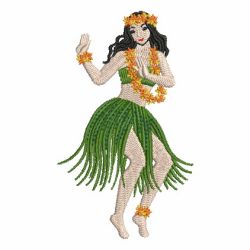 Hula Girls 02 machine embroidery designs