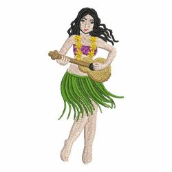 Hula Girls 09 machine embroidery designs