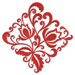 Damask Floral Blocks 03(Md) machine embroidery designs