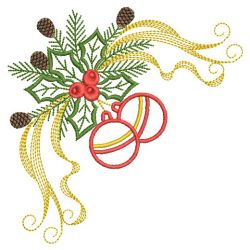 Holly Christmas 06(Md) machine embroidery designs