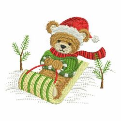 Christmas Teddy Bears 03 machine embroidery designs