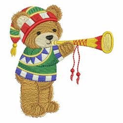 Christmas Teddy Bears 05 machine embroidery designs